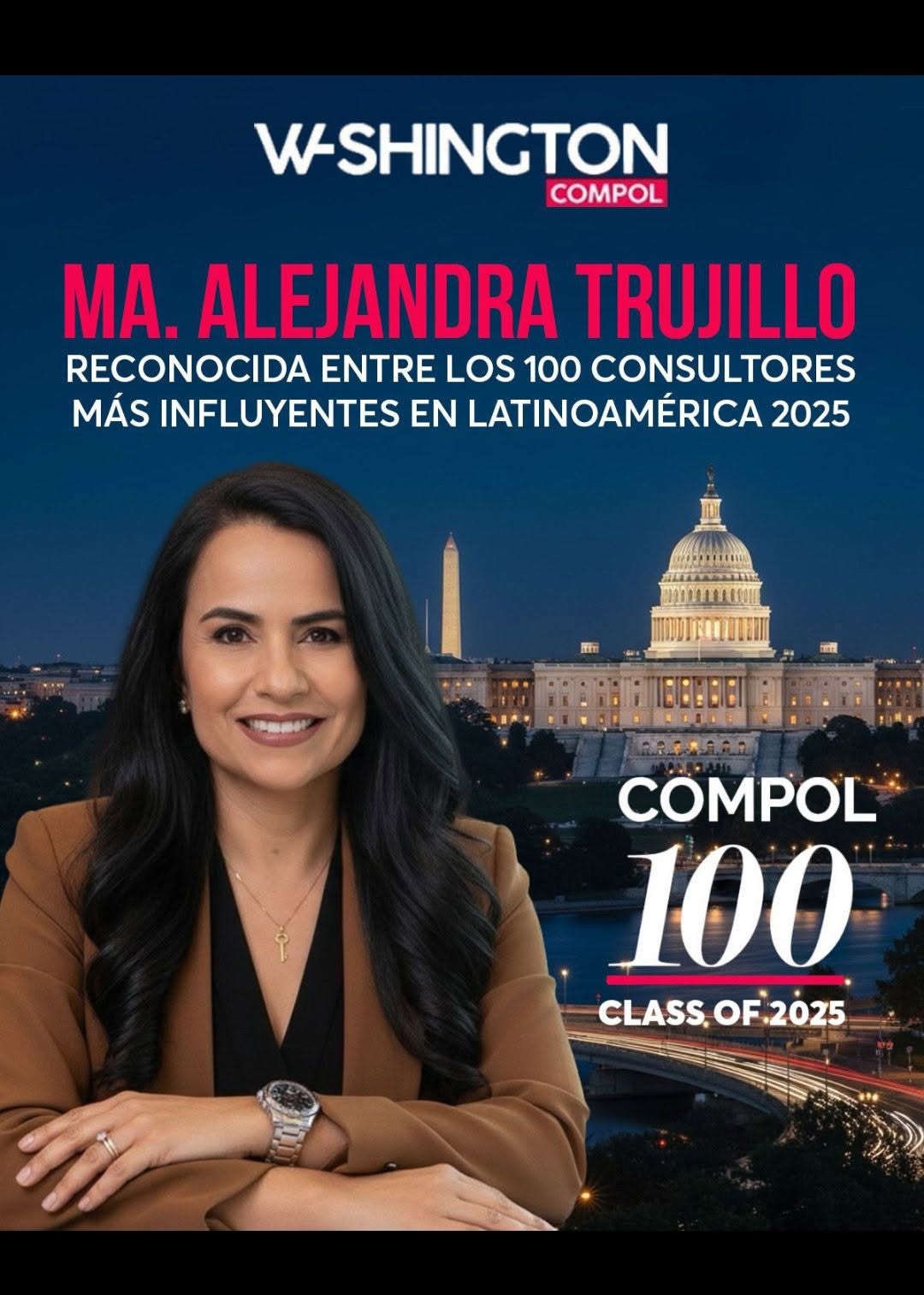 María Alejandra Trujillo reconocida entre los 100 consultores más influyentes en Latinoamérica 2025